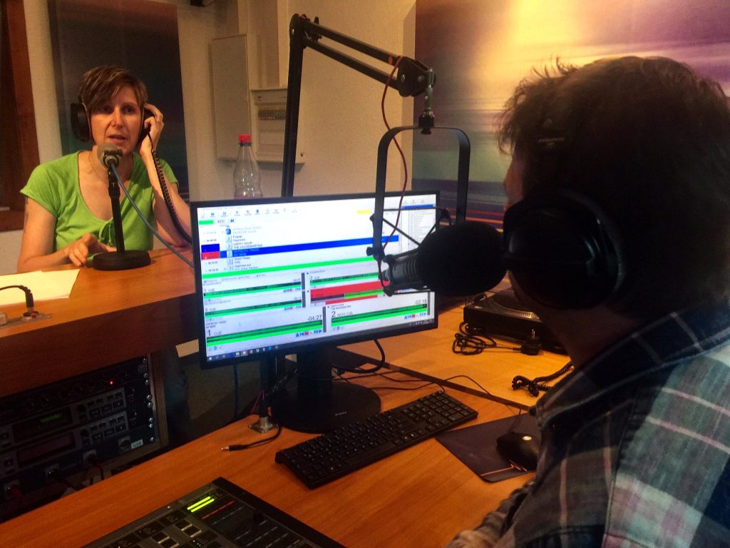 Radiosendung mit Frau Passon